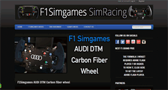 Desktop Screenshot of f1simgames.com